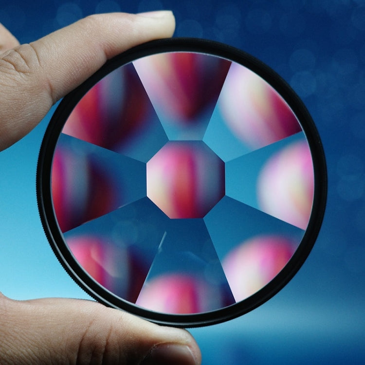 82mm 8-Sided Kaleidoscope Glass Photography Foreground Blur SLR Filter - Other Filter by PMC TechLife | Online Shopping South Africa | PMC TechLife | Buy Now Pay Later Mobicred