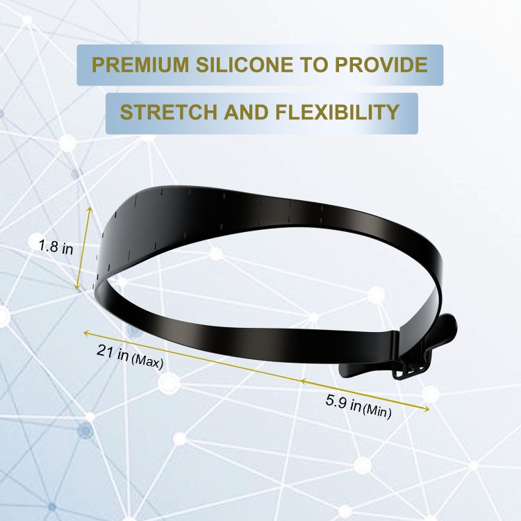 GO042 Adjustable Haircut Trimmer Ruler Neck Hair Trimmer Strap Shaving Styling Template(Blue) - free shipping - PMC TechLife - Order now!