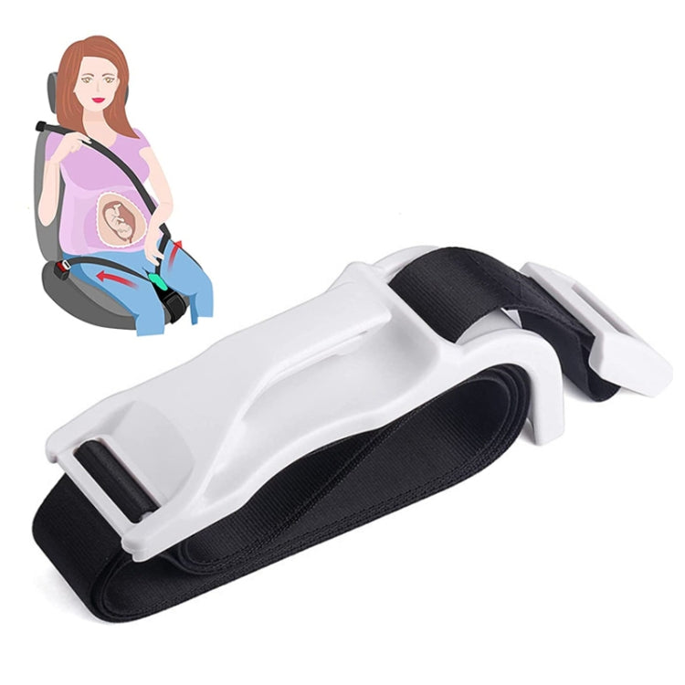 Pregnant Car Seat Belt Anti Stranglehold Belly Protection Fetal Regulator(White) - Seat Belts & Padding by PMC TechLife | Online Shopping South Africa | PMC TechLife | Buy Now Pay Later Mobicred