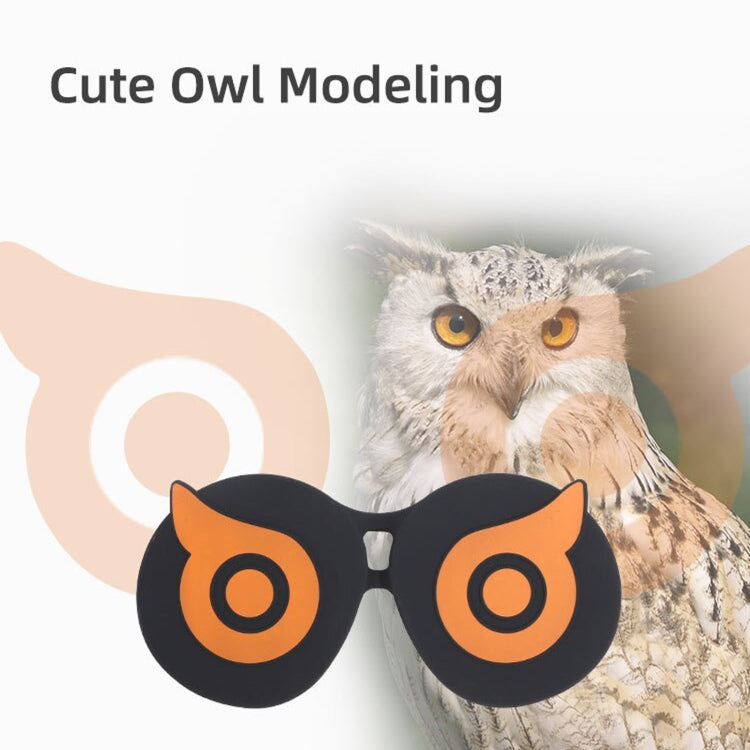 For PICO 4 Hifylux PC-ZF23 Owl Lens Protector Dust Scratch VR Glasses Silicone Case(Orange) - VR Accessories by PMC TechLife | Online Shopping South Africa | PMC TechLife | Buy Now Pay Later Mobicred