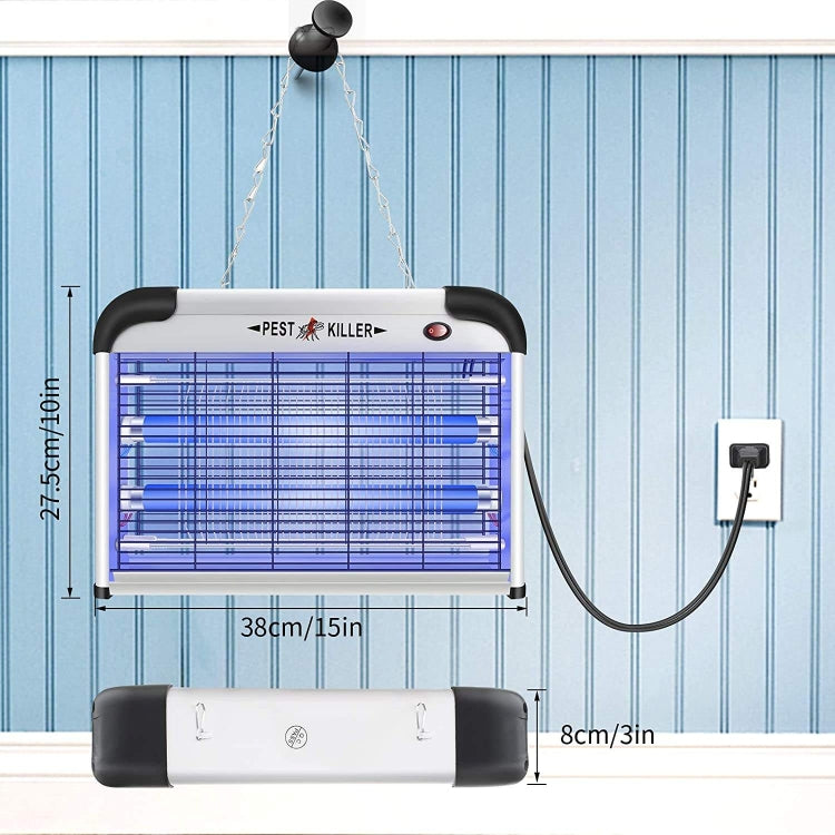 SK611 Indoor Household 20W Electric Shock Mosquito Killer Lamp High Voltage Hotel Fly Killer Lamp(UK Plug) - Repellents by PMC TechLife | Online Shopping South Africa | PMC TechLife | Buy Now Pay Later Mobicred