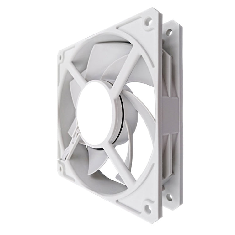 MF12025 4pin High Air Volume High Wind Pressure FDB Magnetic Suspension Chassis Fan 2200rpm (White) - Fan Cooling by PMC Jewellery | Online Shopping South Africa | PMC Jewellery | Buy Now Pay Later Mobicred