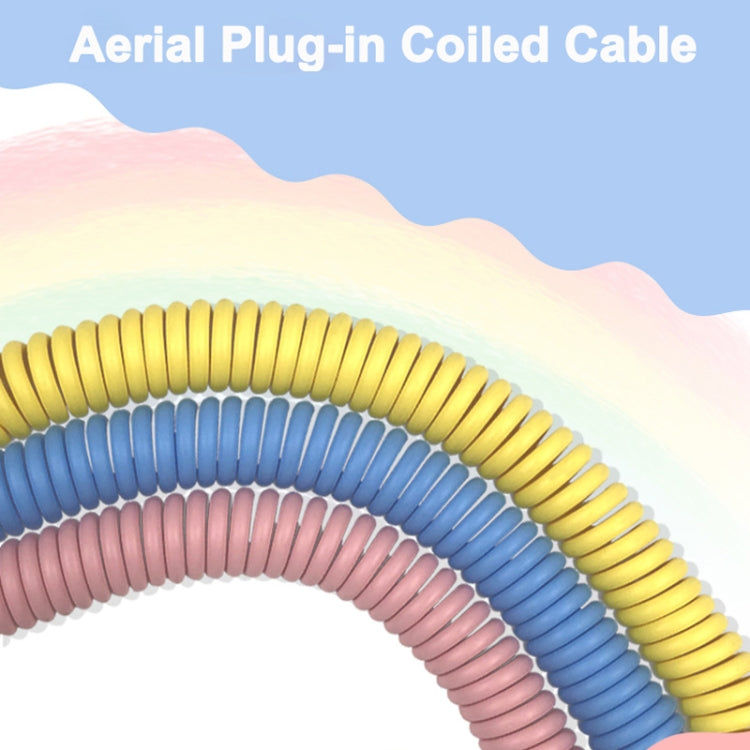 Ajazz AL60 USB To Type-C/USB-C Keyboard Extension Line Single Hole Connector, Cable Length: 2.3m(Sky Blue) - free shipping - PMC Jewellery - Order now!