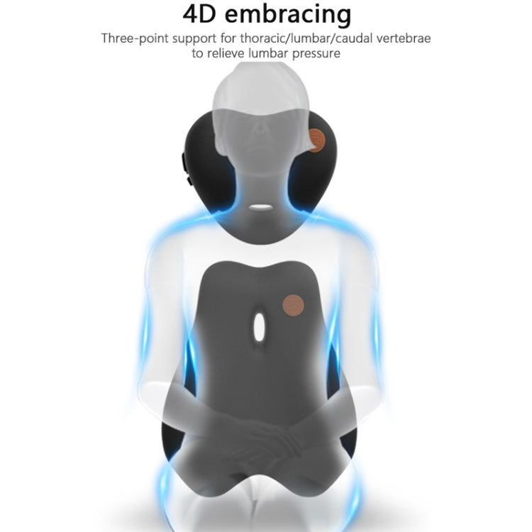 SR-21 Car Lumbar Cushion Headrest Seat Memory Foam Accessories, Style: Ordinary Lumbar Support (Gray) - Seat Accessories by PMC TechLife | Online Shopping South Africa | PMC TechLife