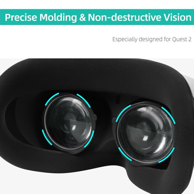 For Oculus Quest 2 Hifylux Q2-QF11 1pair Myopia Lens Frame Aspheric Resin VR Glasses Accessories(100 Degrees) - free shipping - PMC TechLife - Order now!