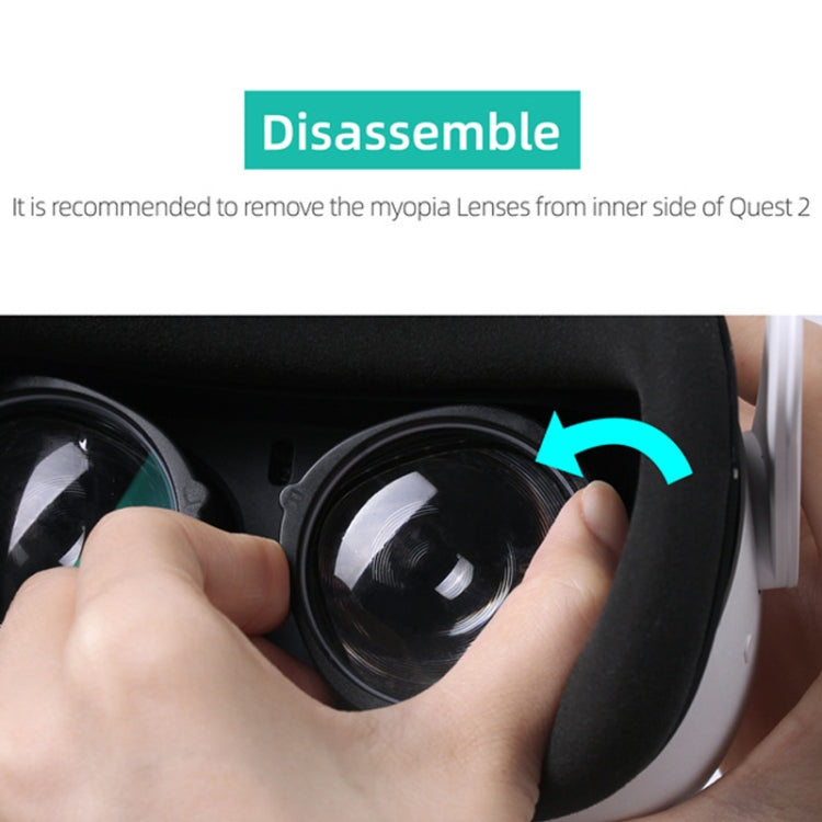 For Oculus Quest 2 Hifylux Q2-QF11 1pair Myopia Lens Frame Aspheric Resin VR Glasses Accessories(400 Degrees) - free shipping - PMC TechLife - Order now!