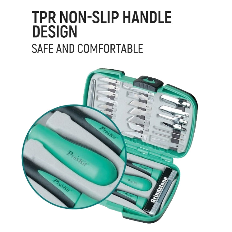 ProsKit PD-395A 30 In 1 Carved Paper Hand Carving Knife Set - free shipping - PMc TechLife - Order now!