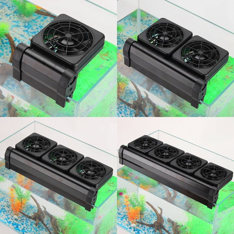 Fish Tank Cooling Fan Cooling Silent Aquarium Fan, Specification: 4 Head EU Plug - Fish Tanks & Accessories by PMC TechLife | Online Shopping South Africa | PMC TechLife