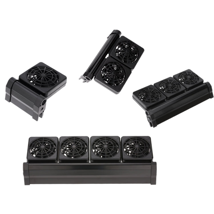 Fish Tank Cooling Fan Cooling Silent Aquarium Fan, Specification: 4 Head UK Plug - Fish Tanks & Accessories by PMC TechLife | Online Shopping South Africa | PMC TechLife | Buy Now Pay Later Mobicred