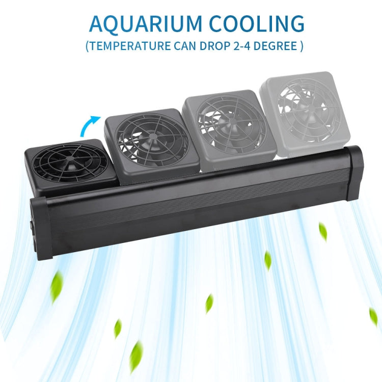 Fish Tank Cooling Fan Cooling Silent Aquarium Fan, Specification: 4 Head UK Plug - Fish Tanks & Accessories by PMC TechLife | Online Shopping South Africa | PMC TechLife | Buy Now Pay Later Mobicred
