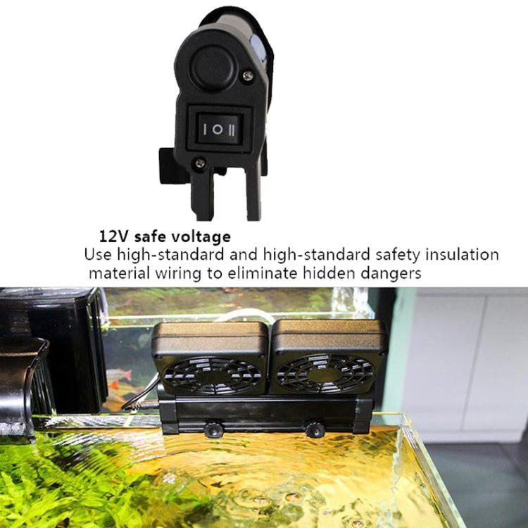 Fish Tank Cooling Fan Cooling Silent Aquarium Fan, Specification: 4 Head UK Plug - Fish Tanks & Accessories by PMC TechLife | Online Shopping South Africa | PMC TechLife | Buy Now Pay Later Mobicred