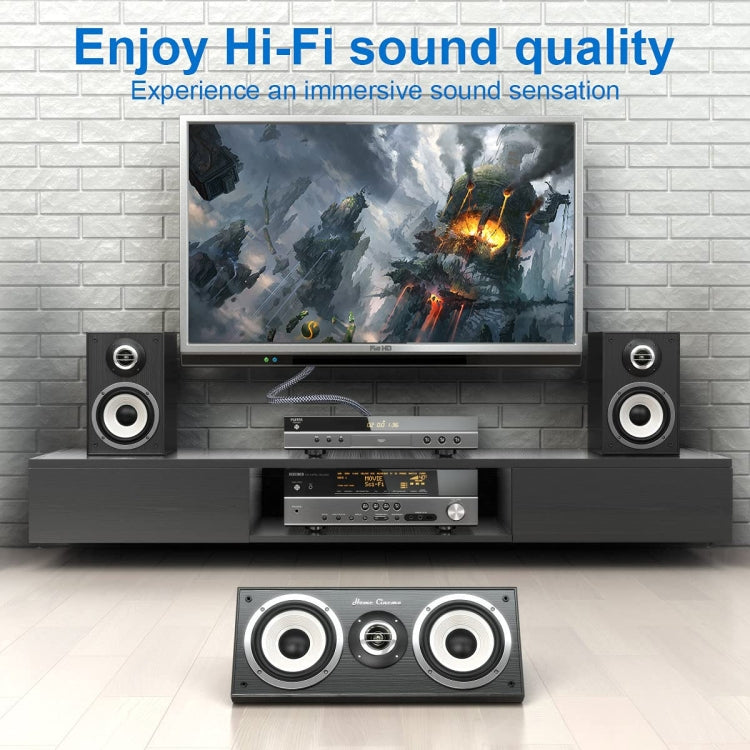 10m Pure Copper RCA Coaxial HIFI Digital Audio Cable SPDIF Subwoofer Speaker Cable(Silver Gray) - RCA Cable by PMC TechLife | Online Shopping South Africa | PMC TechLife