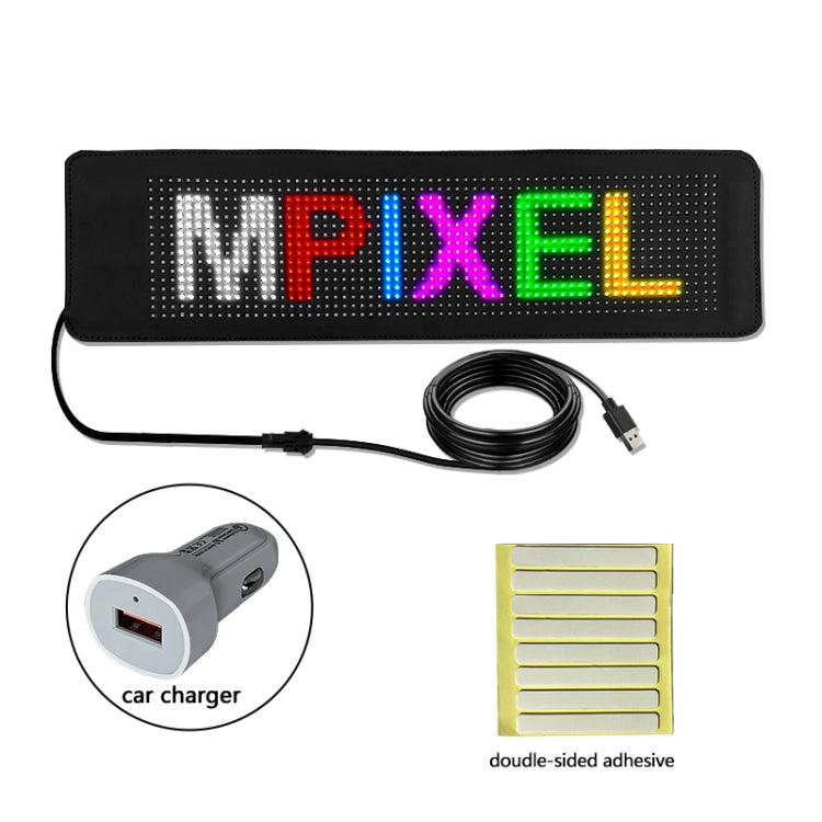 260x150mm Vehicle Rear Window Color Flexible LED Electronic Screen - Car Monitor by PMC TechLife | Online Shopping South Africa | PMC TechLife | Buy Now Pay Later Mobicred