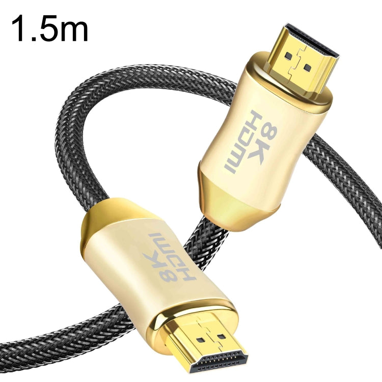 CO-HD801 1.5m HDMI 2.1 Version 8K 60Hz For PS4 Cable Projector Notebook Set-Top Box Cable(Gold) - Cable by PMC TechLife | Online Shopping South Africa | PMC TechLife | Buy Now Pay Later Mobicred