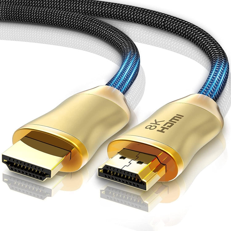 CO-HD801 1.5m HDMI 2.1 Version 8K 60Hz For PS4 Cable Projector Notebook Set-Top Box Cable(Gold) - Cable by PMC TechLife | Online Shopping South Africa | PMC TechLife | Buy Now Pay Later Mobicred
