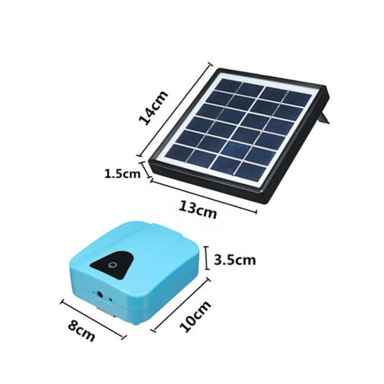 AP003 AC/DC Dual-use Aquarium Oxygen Pump Outdoor Solar Oxygen Pump for Fishing(Sky Blue) - Air Pumps by PMC TechLife | Online Shopping South Africa | PMC TechLife | Buy Now Pay Later Mobicred