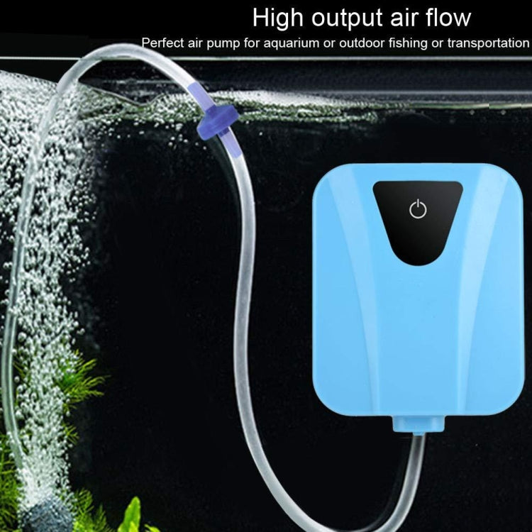 AP003 AC/DC Dual-use Aquarium Oxygen Pump Outdoor Solar Oxygen Pump for Fishing(Sky Blue) - Air Pumps by PMC TechLife | Online Shopping South Africa | PMC TechLife | Buy Now Pay Later Mobicred