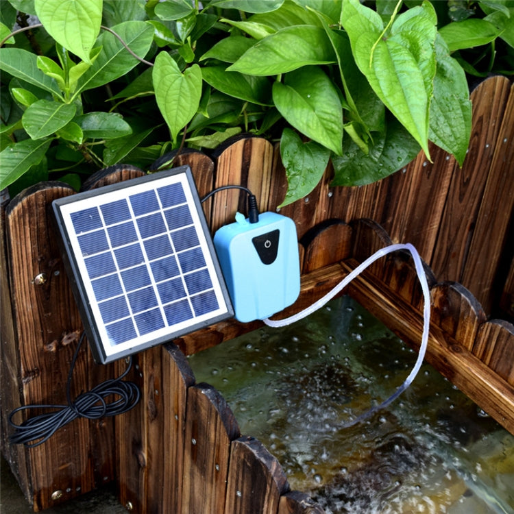AP003 AC/DC Dual-use Aquarium Oxygen Pump Outdoor Solar Oxygen Pump for Fishing(Sky Blue) - Air Pumps by PMC TechLife | Online Shopping South Africa | PMC TechLife | Buy Now Pay Later Mobicred