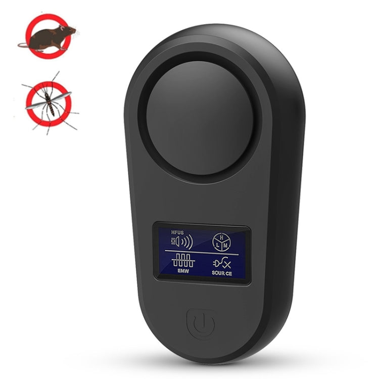 High Power Display Ultrasonic Mouse Repellent Mosquito Repellent Home Intelligent Insect Repellent UK Plug(Black) - Repellents by PMC TechLife | Online Shopping South Africa | PMC TechLife | Buy Now Pay Later Mobicred