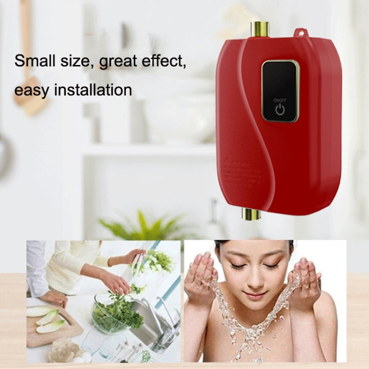 Instant Water Heater Mini Kitchen Quick Heater Household Hand Washing Water Heater EU  Plug(White) - free shipping - PMC TechLife - Order now!