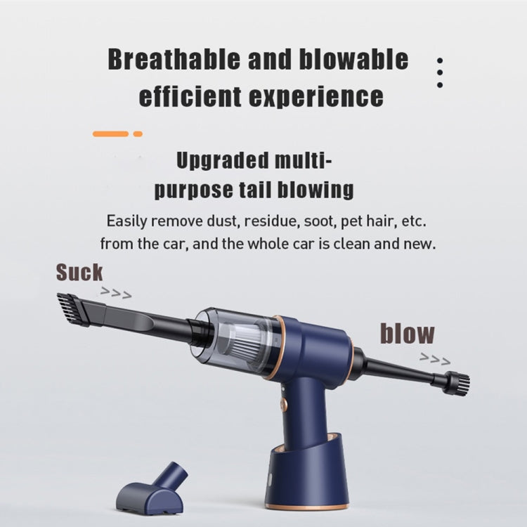 Small Wireless Charging Car Vacuum Cleaner Handheld High Power Vacuum Cleaner, Sort by color: 117CD-Black - Vacuum Cleaner by PMC TechLife | Online Shopping South Africa | PMC TechLife | Buy Now Pay Later Mobicred