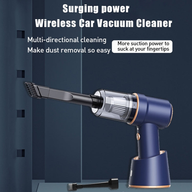 Small Wireless Charging Car Vacuum Cleaner Handheld High Power Vacuum Cleaner, Sort by color: 117CG-Black - Vacuum Cleaner by PMC TechLife | Online Shopping South Africa | PMC TechLife | Buy Now Pay Later Mobicred