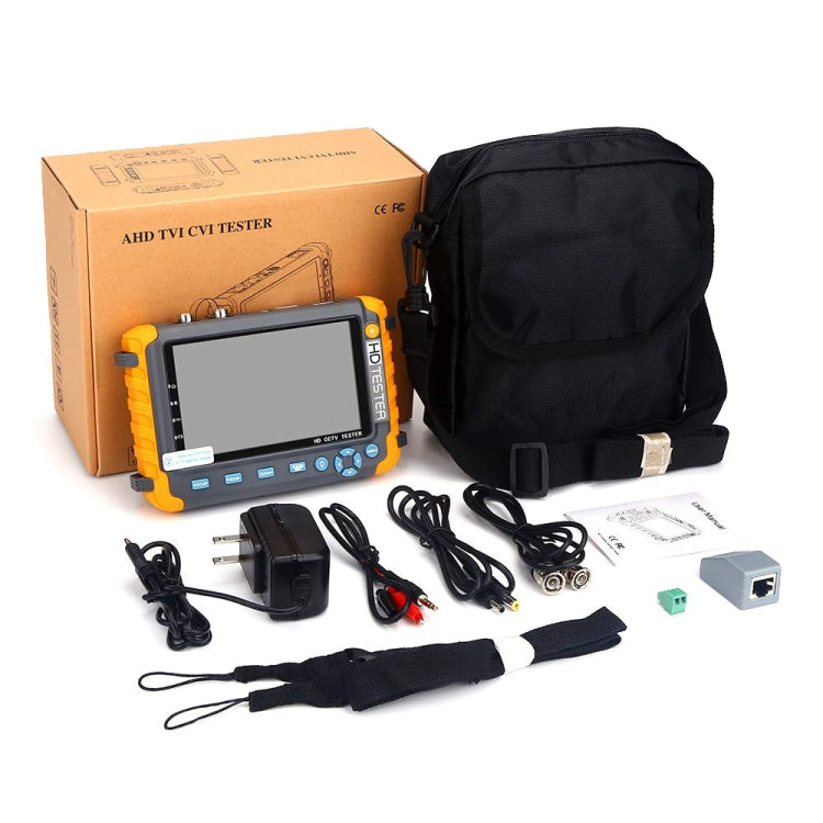 5800ACT-VH 5 Inch Large Screen Engineering Treasure Coaxial AHD / TVI / CVI 8MP Analog Video Surveillance Tester, US Plug - Other Tools by PMC TechLife | Online Shopping South Africa | PMC TechLife