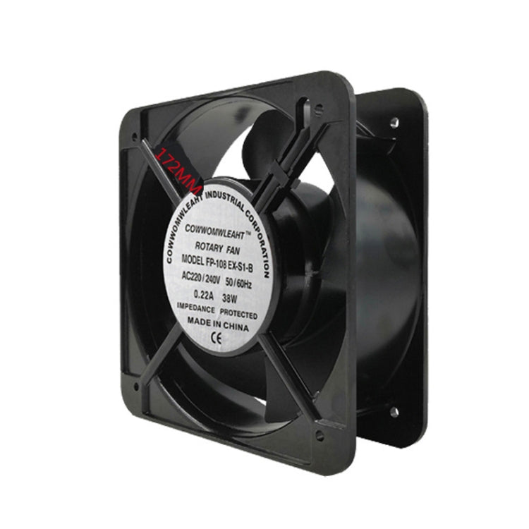 220V 38W 15cm Roller Chassis Electrical Cabinet Shaft Double Rolling Ball Bearing Fan - Fan Cooling by PMC TechLife | Online Shopping South Africa | PMC TechLife