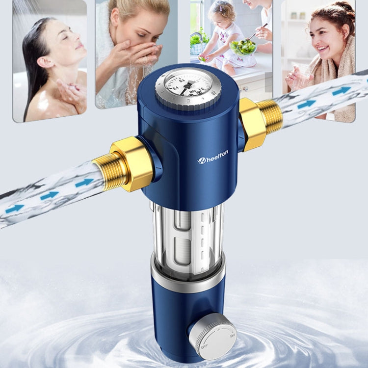 WHEELTON WHT-P0038 Home Whole House High Flow Pre-filter Automatic Rotating Central Water Purifier - free shipping - PMc TechLife - Order now!