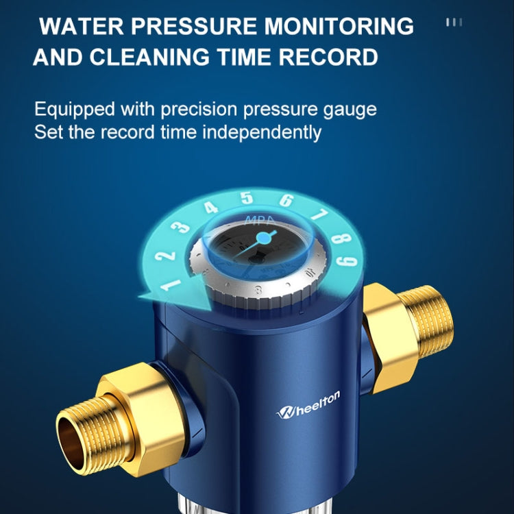 WHEELTON WHT-P0038 Home Whole House High Flow Pre-filter Automatic Rotating Central Water Purifier - free shipping - PMc TechLife - Order now!