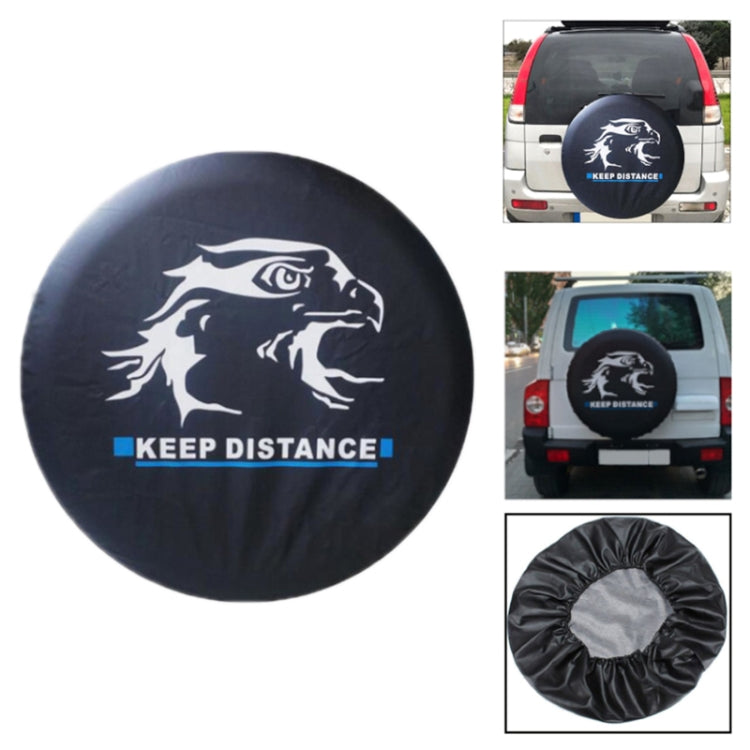 14 inch PVC Faux Leather Spare Wheel Cover Rear Tire Protector - Window Foils & Solar Protection by PMC TechLife | Online Shopping South Africa | PMC TechLife | Buy Now Pay Later Mobicred