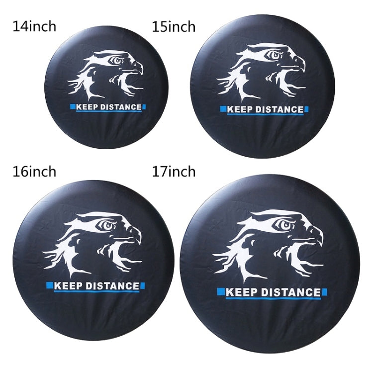 14 inch PVC Faux Leather Spare Wheel Cover Rear Tire Protector - Window Foils & Solar Protection by PMC TechLife | Online Shopping South Africa | PMC TechLife | Buy Now Pay Later Mobicred