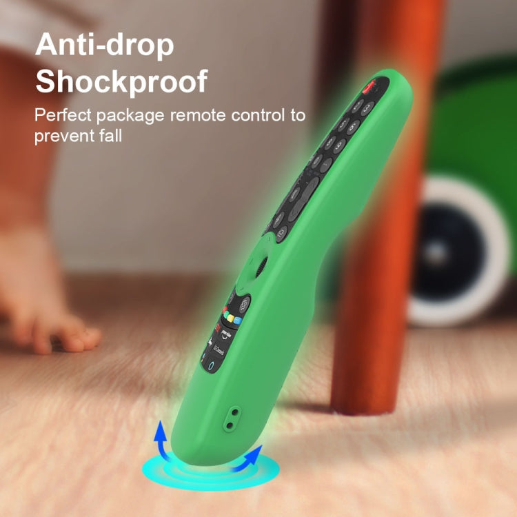 For LG AN-MR21GC / AN-MR21N / AN-MR21GA TV Remote Control Silicone Case(Luminous Blue) - Remote Control Covers by PMC TechLife | Online Shopping South Africa | PMC TechLife