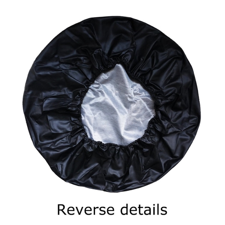 17 inch PVC Faux Leather Spare Wheel Cover Rear Tire Protector - Window Foils & Solar Protection by PMC TechLife | Online Shopping South Africa | PMC TechLife | Buy Now Pay Later Mobicred