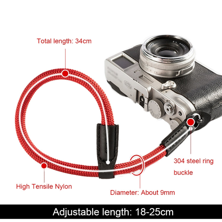 Climbing Rope Camera Wrist Strap SLR Camera Wear-resistant Bracelet(Green) - Camera Strap by PMC TechLife | Online Shopping South Africa | PMC TechLife