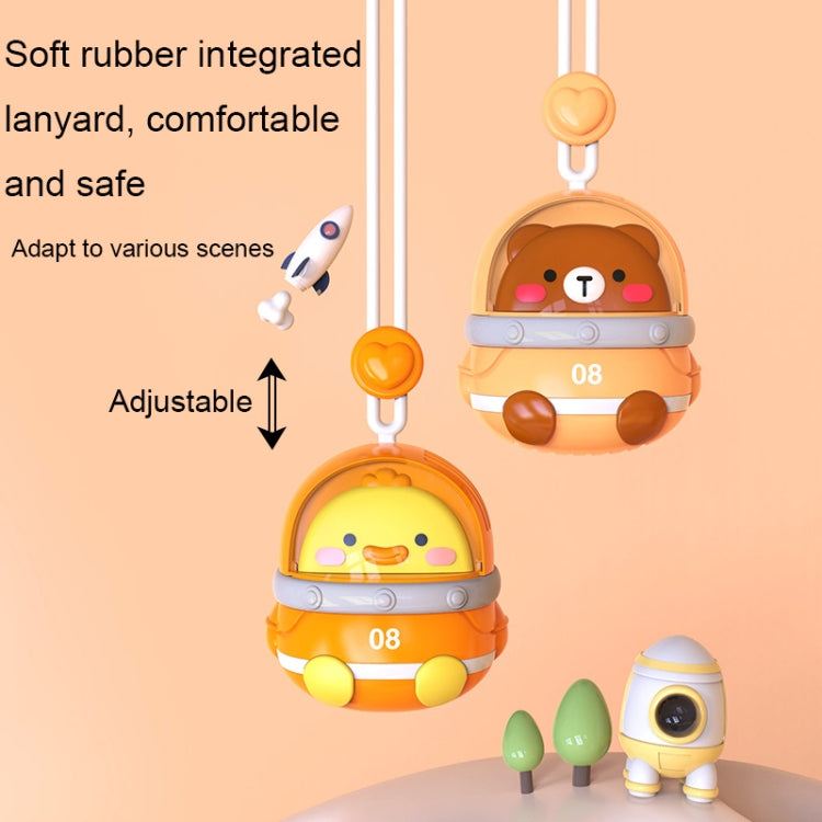CS1327 Small USB Charging Cartoon Hanging Neck Fan Portable Leafless Silent Mini Fan(Cat) - Electric Fans by PMC TechLife | Online Shopping South Africa | PMC TechLife | Buy Now Pay Later Mobicred