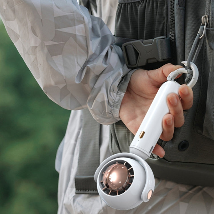 YL-005 Small Outdoor Handheld Fan with Carabiner Desktop Portable Mini Fan(Pink) - Electric Fans by PMC TechLife | Online Shopping South Africa | PMC TechLife | Buy Now Pay Later Mobicred