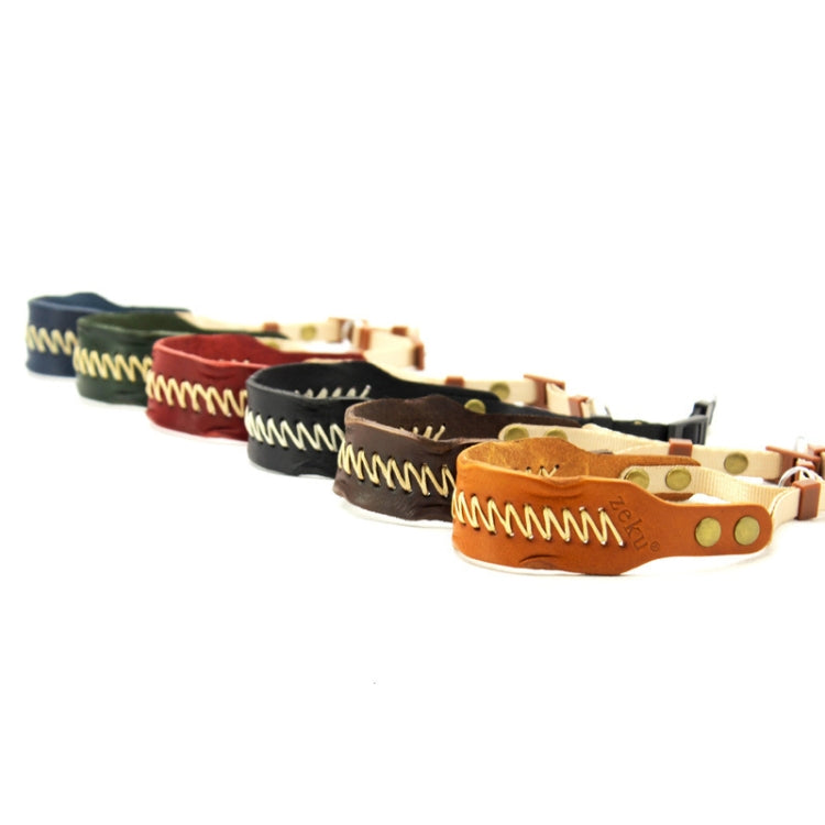 Zeku Retro Leather SLR Wristband Anti-drop Camera Wrist Strap without Camera(Coffee) - Camera Strap by PMC TechLife | Online Shopping South Africa | PMC TechLife | Buy Now Pay Later Mobicred