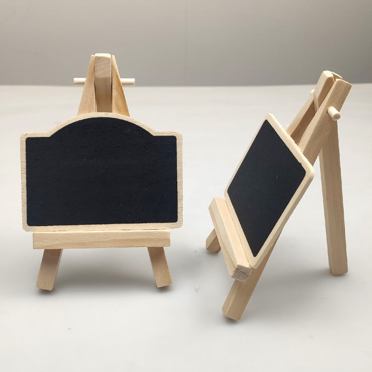Small Party Shop Message Blackboard Ornaments Pine Tripod Decorative Message Board(Arched) - Message Boards by PMC TechLife | Online Shopping South Africa | PMC TechLife | Buy Now Pay Later Mobicred