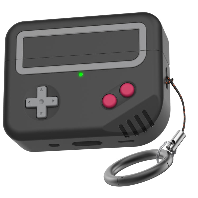 For AirPods Pro 2 AhaStyle PT-JY07 Split Silicone Cartoon Earphone Protective Case(Black) - free shipping - PMC Jewellery - Order now!