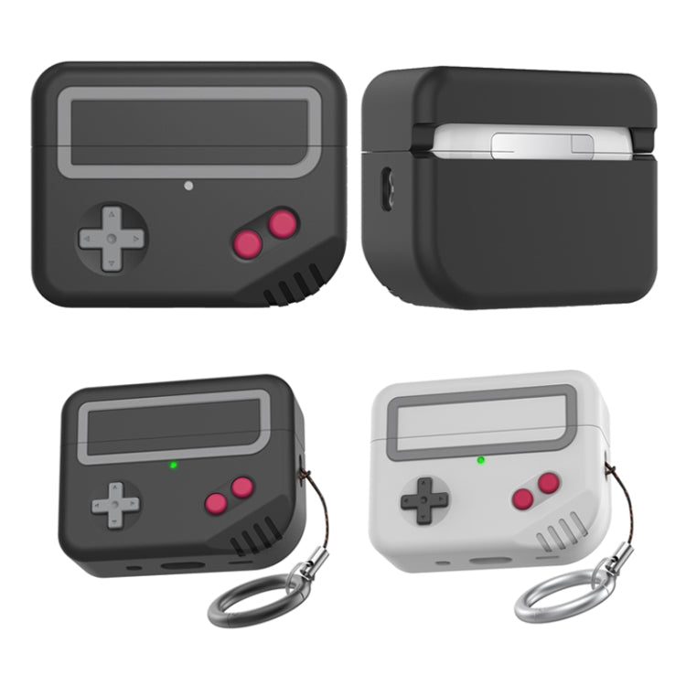 For AirPods Pro 2 AhaStyle PT-JY07 Split Silicone Cartoon Earphone Protective Case(Black) - free shipping - PMC Jewellery - Order now!