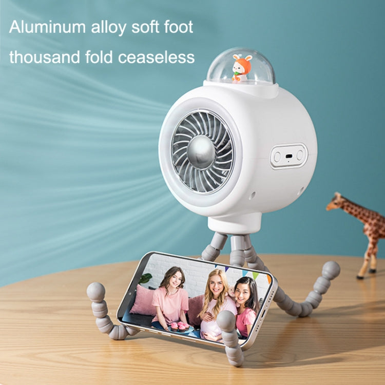 Baby Stroller Fan Home Mute Outdoor Cooling Portable Rabbit Octopus Fan Without Shake Head (Pink) - Electric Fans by PMC TechLife | Online Shopping South Africa | PMC TechLife | Buy Now Pay Later Mobicred