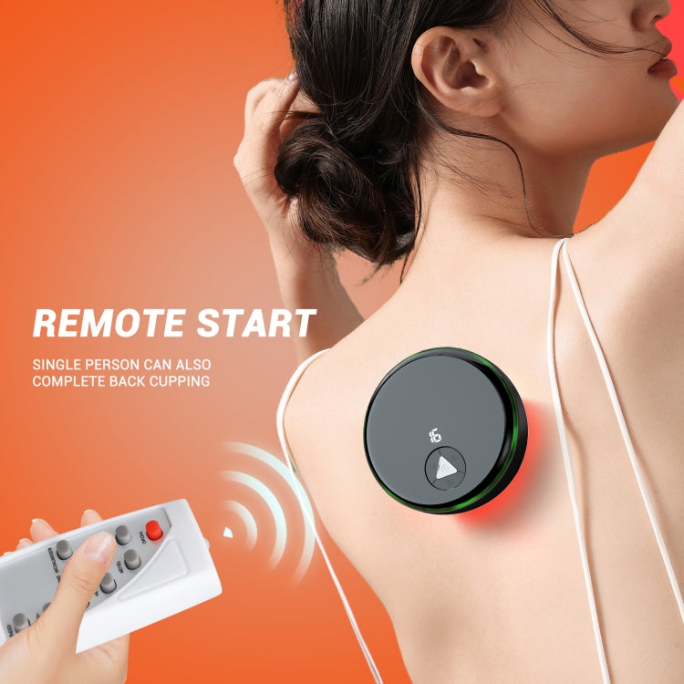 Intelligent Cupper With Breathing Light Electric Heated Scraping Instrument Meridian Unblocking Massage Instrument(Black) - free shipping - PMC TechLife - Order now!
