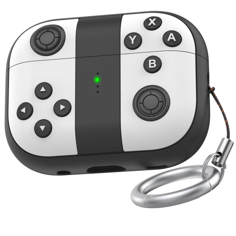 For AirPods Pro 2 AhaStyle PT-JY08 Split Silicone Cartoon Earphone Protective Case(Black And White) - free shipping - PMC Jewellery - Order now!