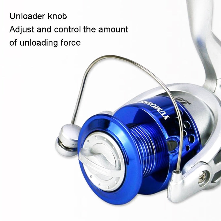 YUMOSHI SA Series Spinning Reel Plastic Head Fishing Reel Fishing Rod Reel, Specification: SA1000 - Fishing Reels by YUMOSHI | Online Shopping South Africa | PMC TechLife | Buy Now Pay Later Mobicred