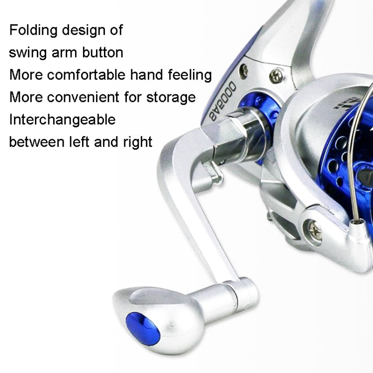 YUMOSHI SA Series Spinning Reel Plastic Head Fishing Reel Fishing Rod Reel, Specification: SA1000 - Fishing Reels by YUMOSHI | Online Shopping South Africa | PMC TechLife | Buy Now Pay Later Mobicred