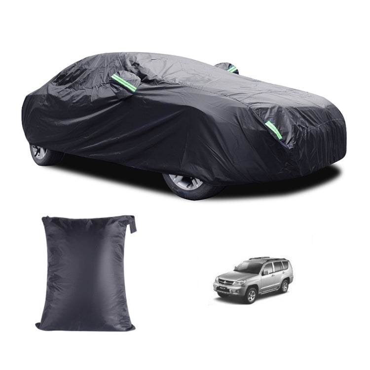 190T Silver Coated Cloth Car Rain Sun Protection Car Cover with Reflective Strip, Size: Y-XL - PE Material by PMC TechLife | Online Shopping South Africa | PMC TechLife | Buy Now Pay Later Mobicred
