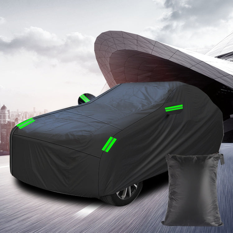 190T Silver Coated Cloth Car Rain Sun Protection Car Cover with Reflective Strip, Size: XL - PE Material by PMC TechLife | Online Shopping South Africa | PMC TechLife | Buy Now Pay Later Mobicred