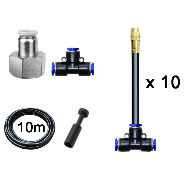 10m Kit Brass Misting Nozzles Bend Arbitrarily Atomized Sprayer Garden Irrigation - Watering & Irrigation by PMc TechLife | Online Shopping South Africa | PMc TechLife | Buy Now Pay Later Mobicred