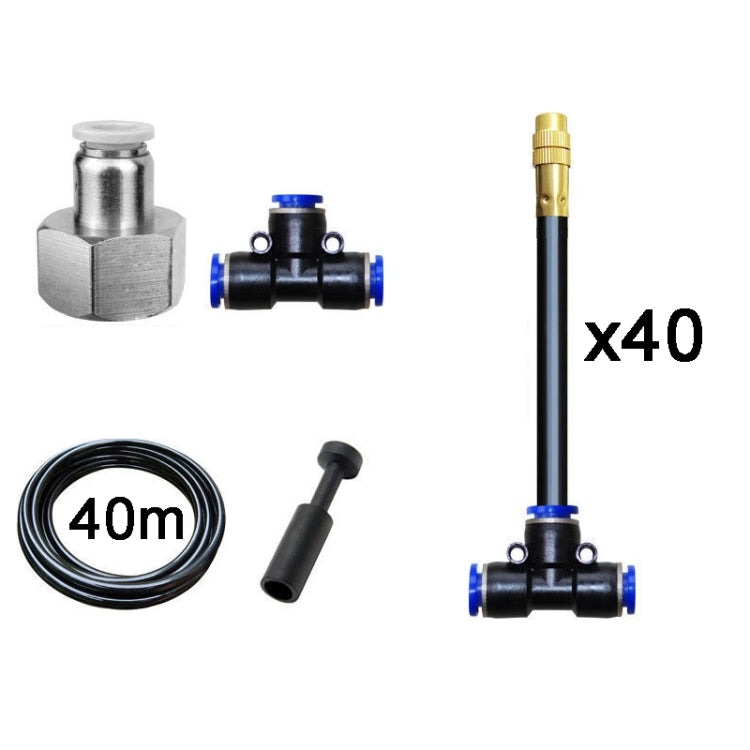 40m Kit Brass Misting Nozzles Bend Arbitrarily Atomized Sprayer Garden Irrigation - Watering & Irrigation by PMc TechLife | Online Shopping South Africa | PMc TechLife | Buy Now Pay Later Mobicred
